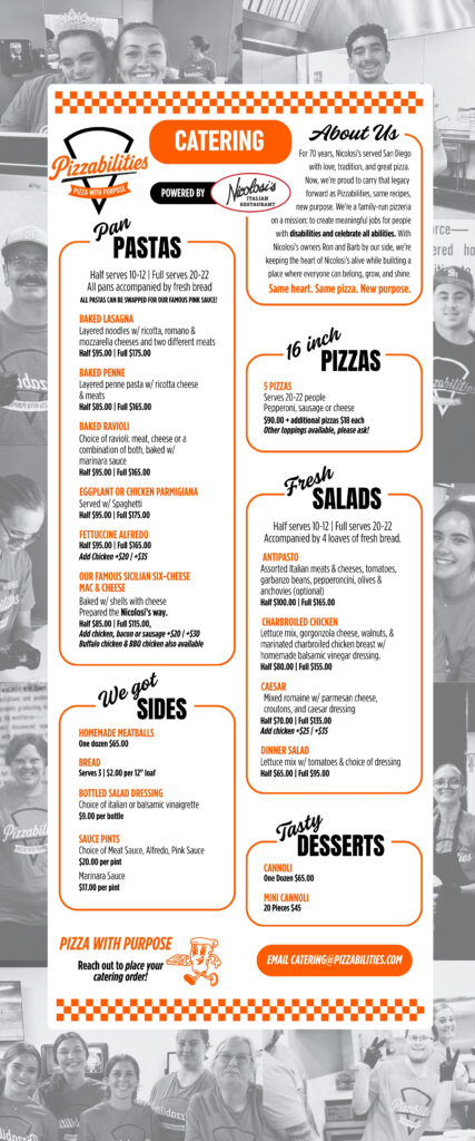 Pizzabilities Catering Powered by Nicolosis